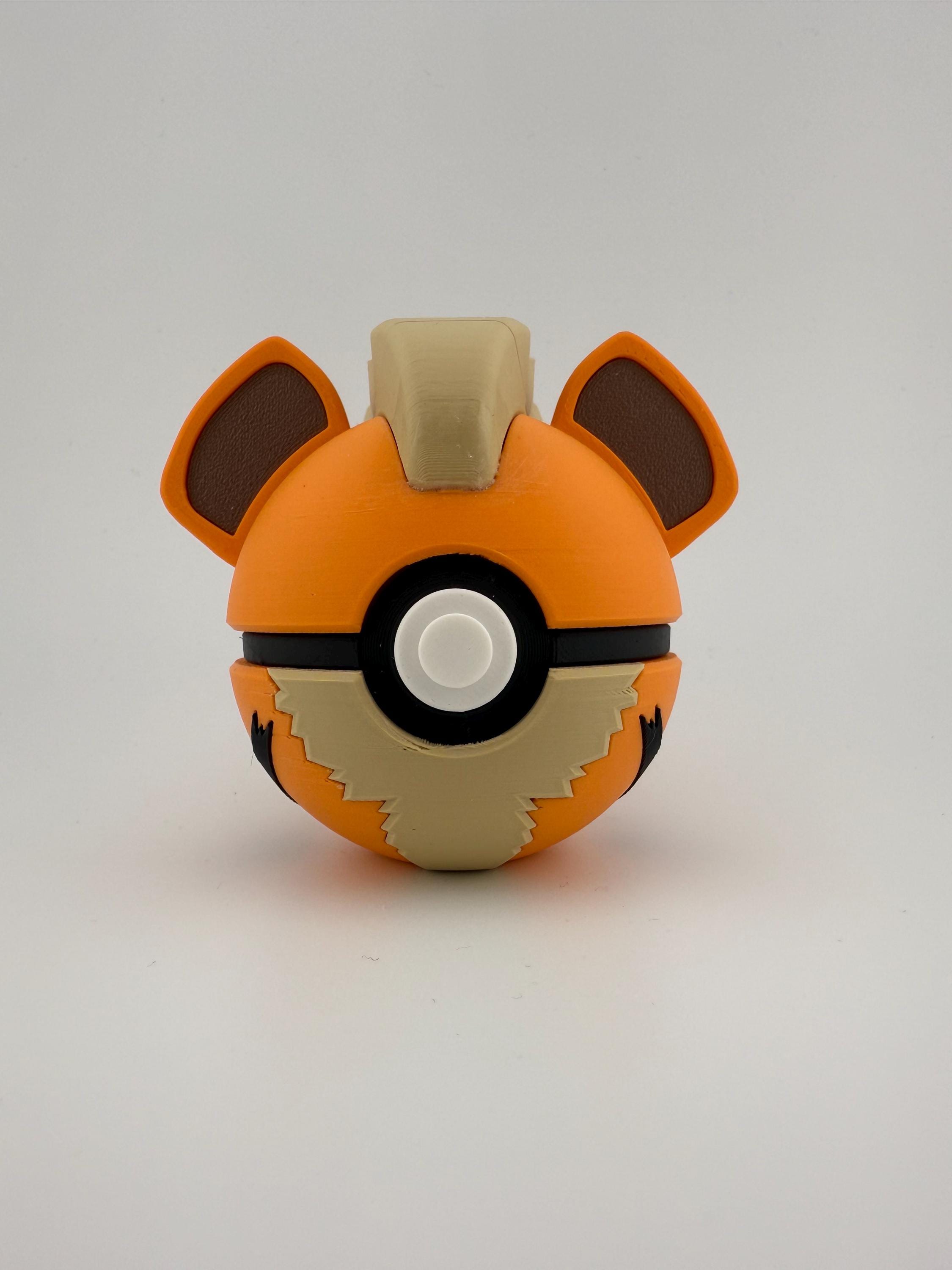Arcanine & Growlithe Pokeball Bundle | 3D Printed Pokémon Desk Decor
