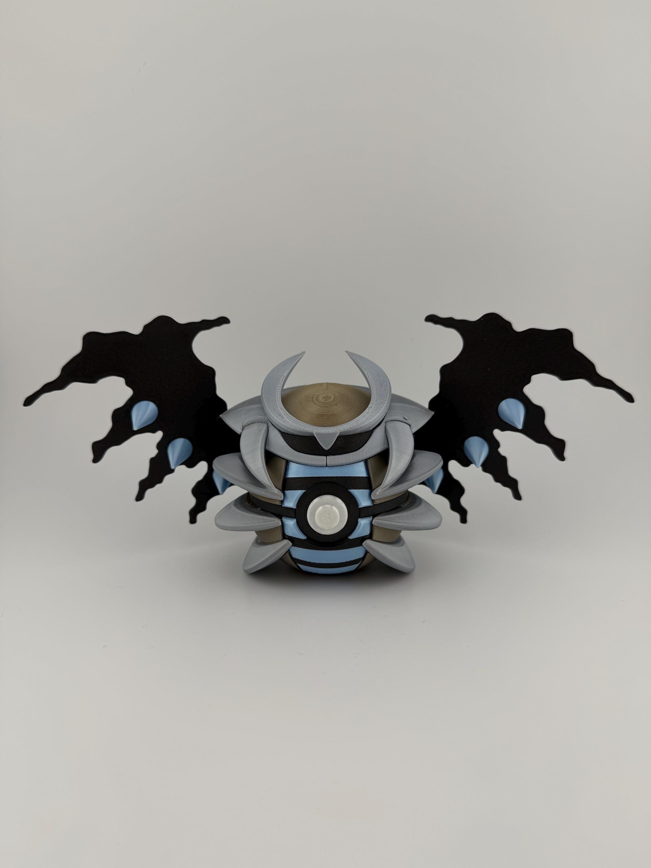 Giratina Pokeball Figurine – 3D Printed Pokemon Legendary Ghost Dragon, Shiny or Normal Collectible Gift — photo 2