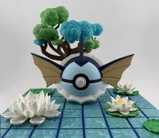 Pokemon Pokeball Display | Choose Your Pokemon, Shiny or Bundle | 3D Printed Collectible