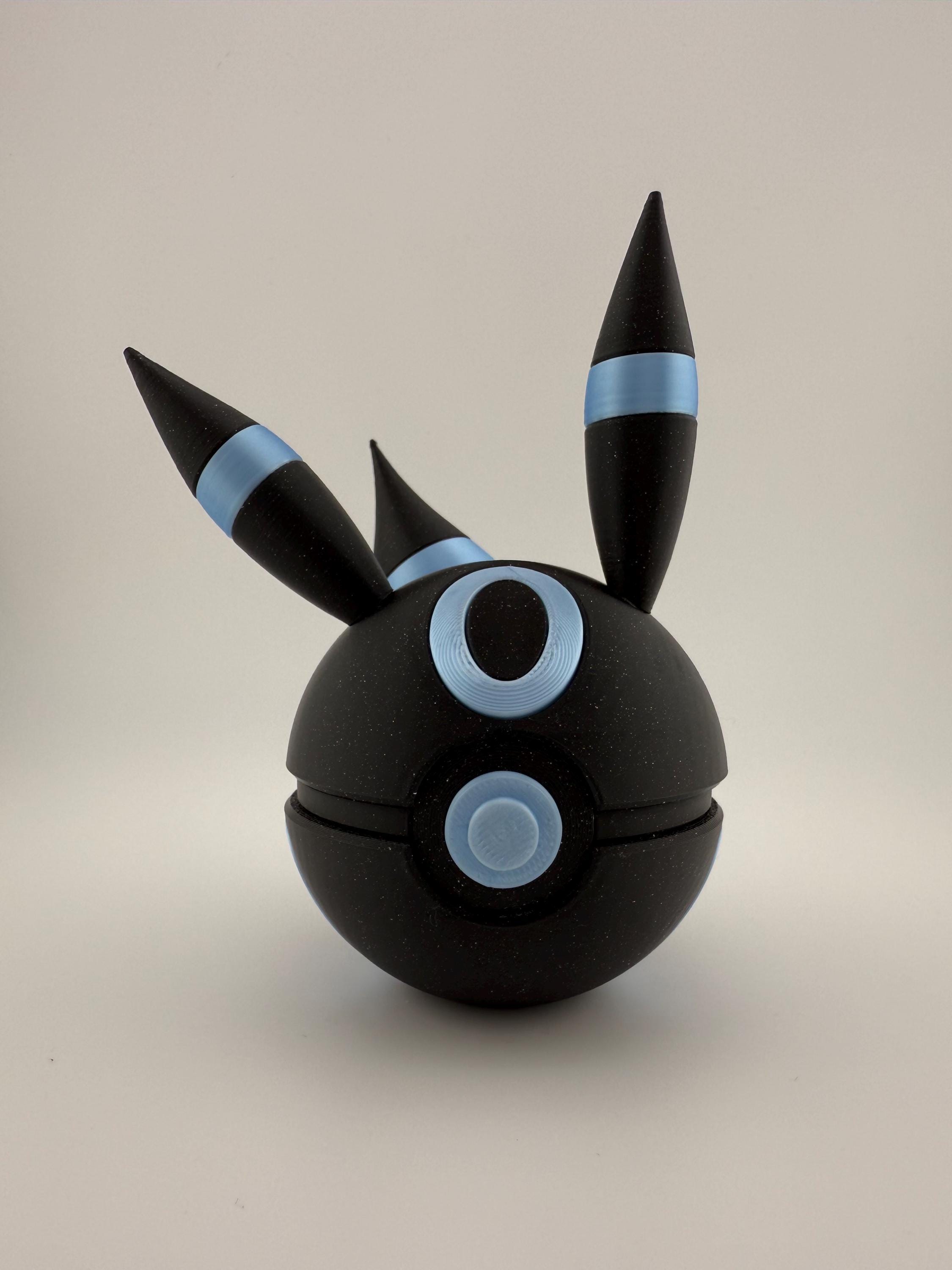 Shiny Umbreon Pokeball | 3D Printed Pokemon Display Piece — photo 2