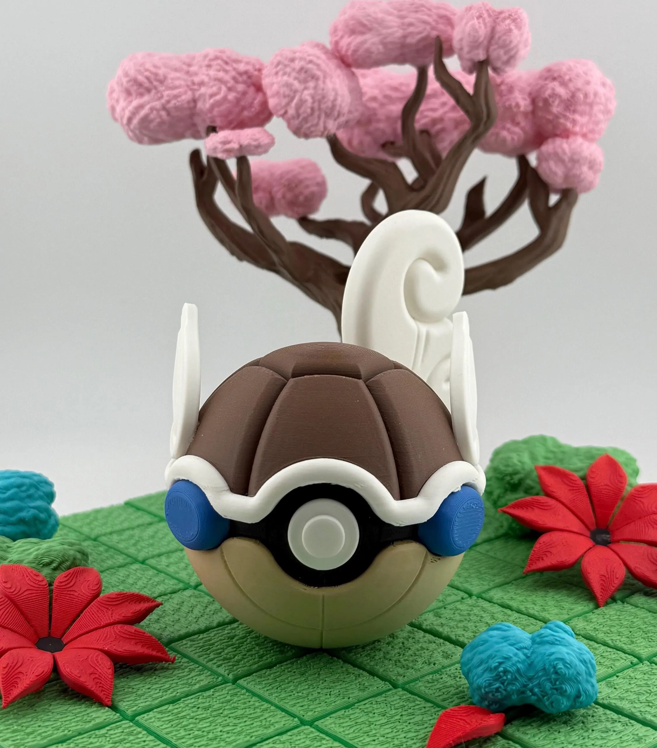 Handmade 3D Printed Wartortle Pokeball | Pokemon Decor Piece — photo 2