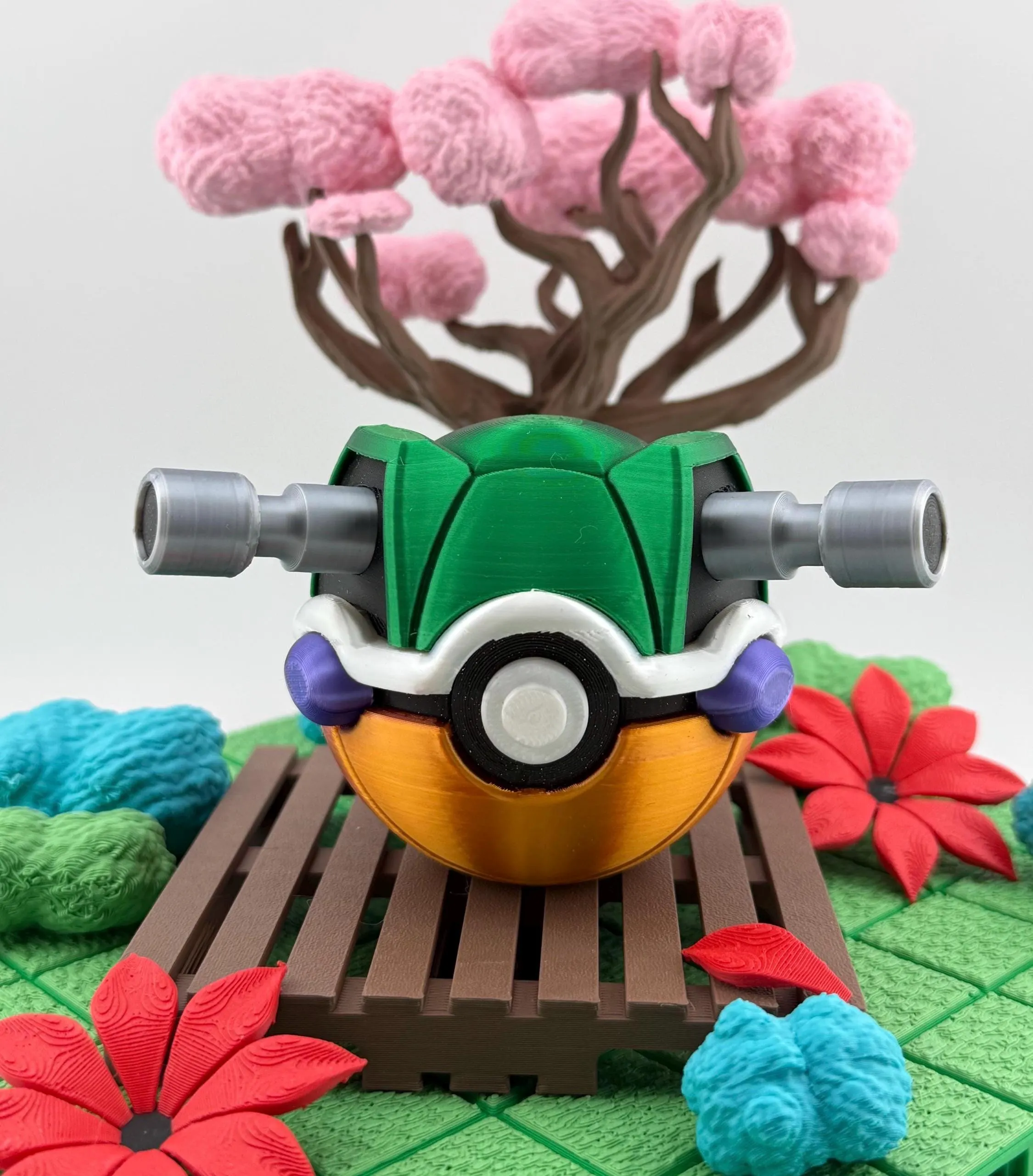 3D Printed Blastoise Pokeball | Pokemon Decor Piece — photo 2