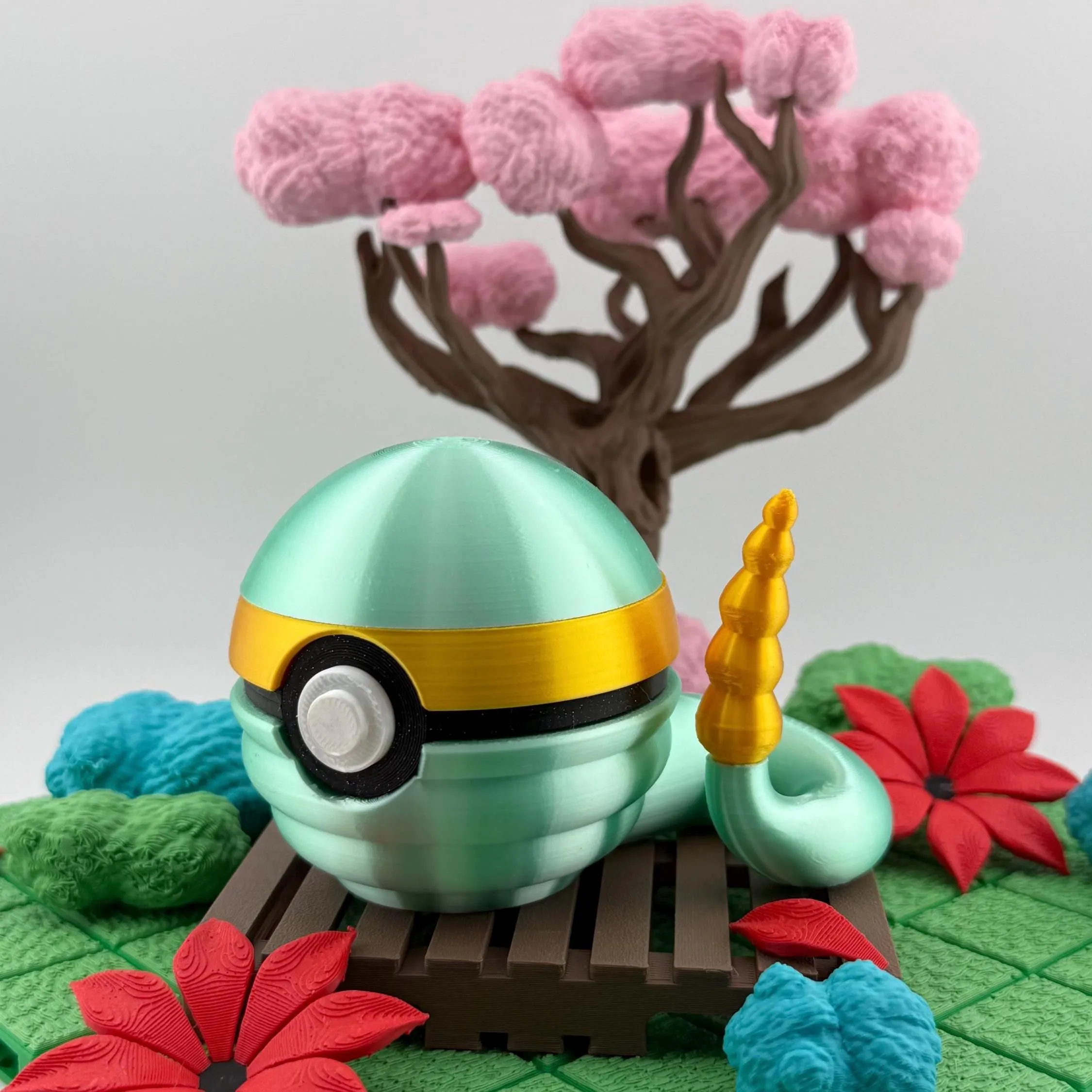 Ekans Pokeball | 3D Printed | Pokemon Collectors Gift | Handmade Shiny Ekans Pokeball Display & Decor Piece | N3D Licensed — photo 2